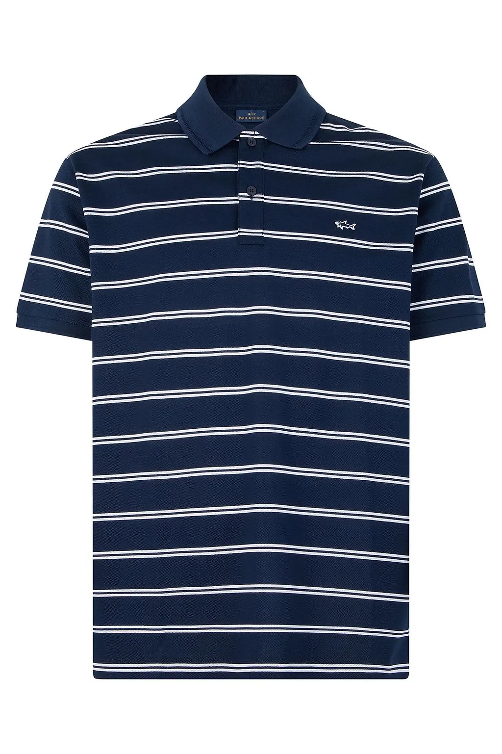 Paul & Shark Striped Short-Sleeved Polo Shirt