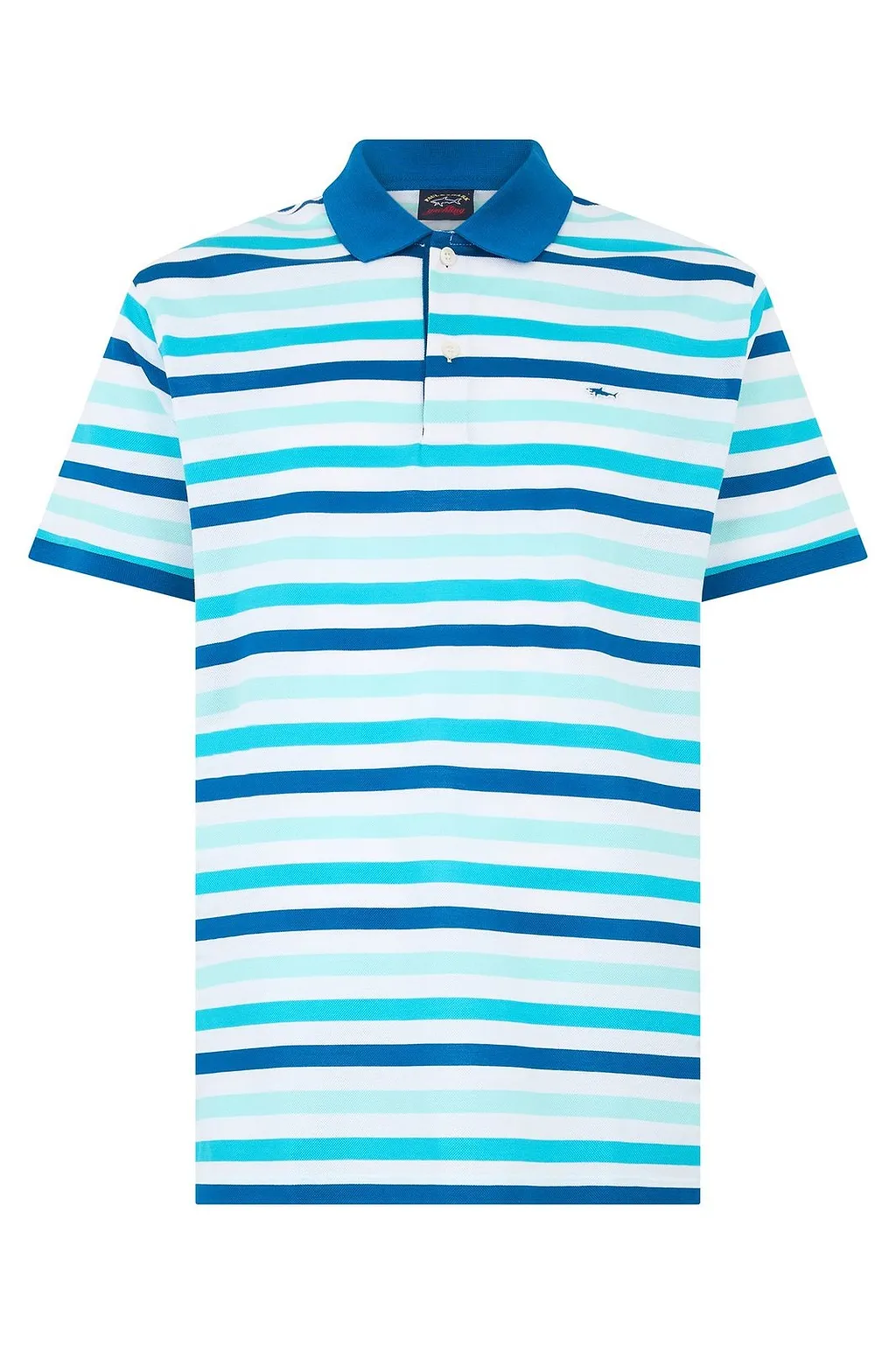 Paul & Shark Striped Short-Sleeved Polo Shirt