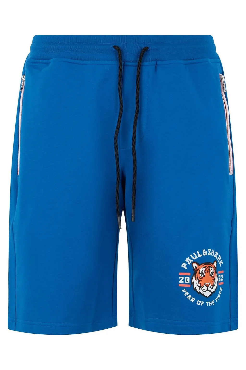 Paul & Shark Tiger Logo Drawstring Shorts