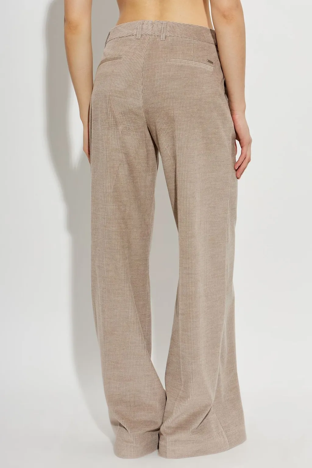 Paul & Shark Wide-Leg Corduroy Pants