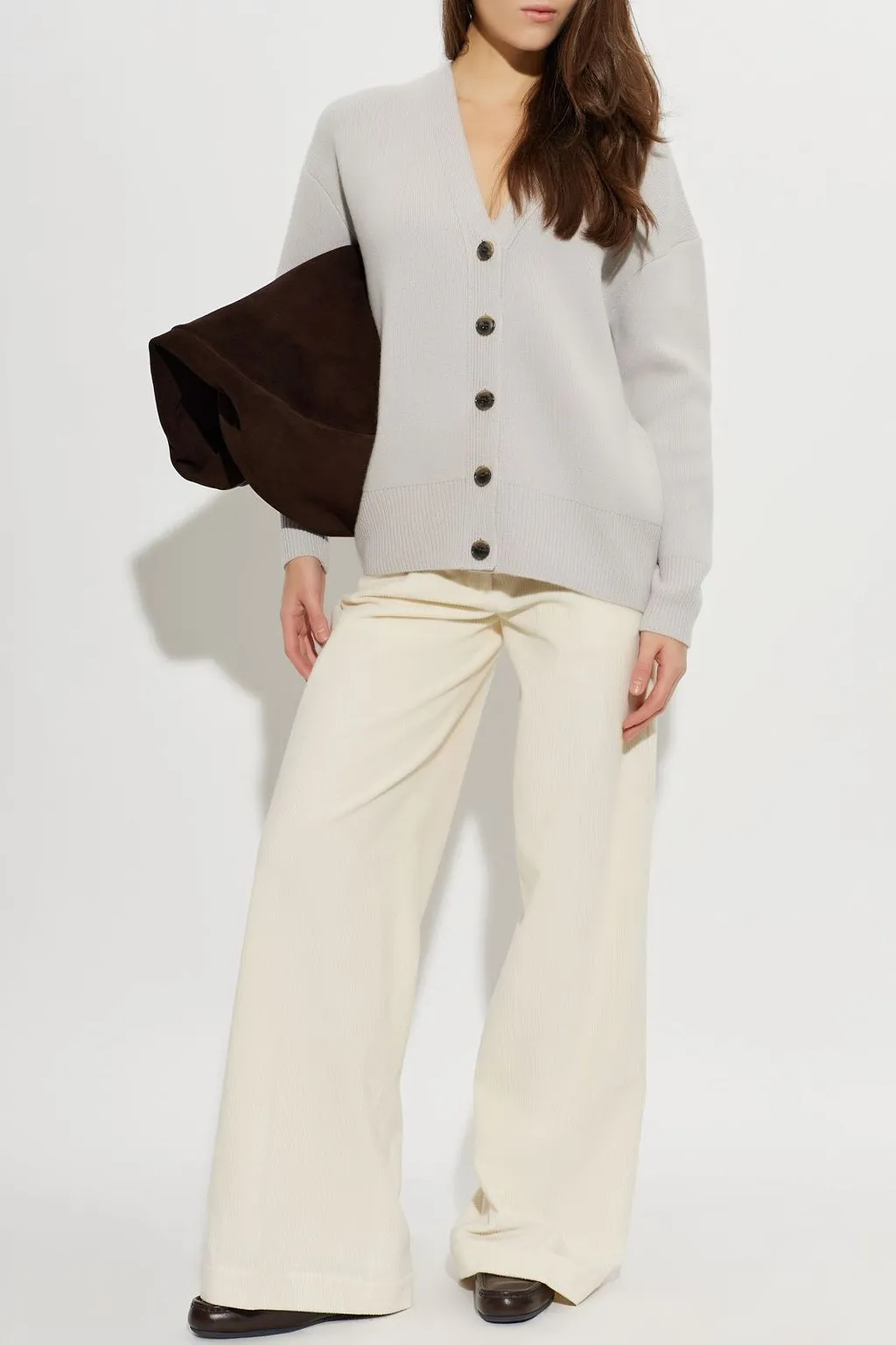 Paul & Shark Wide-Leg Corduroy Pants