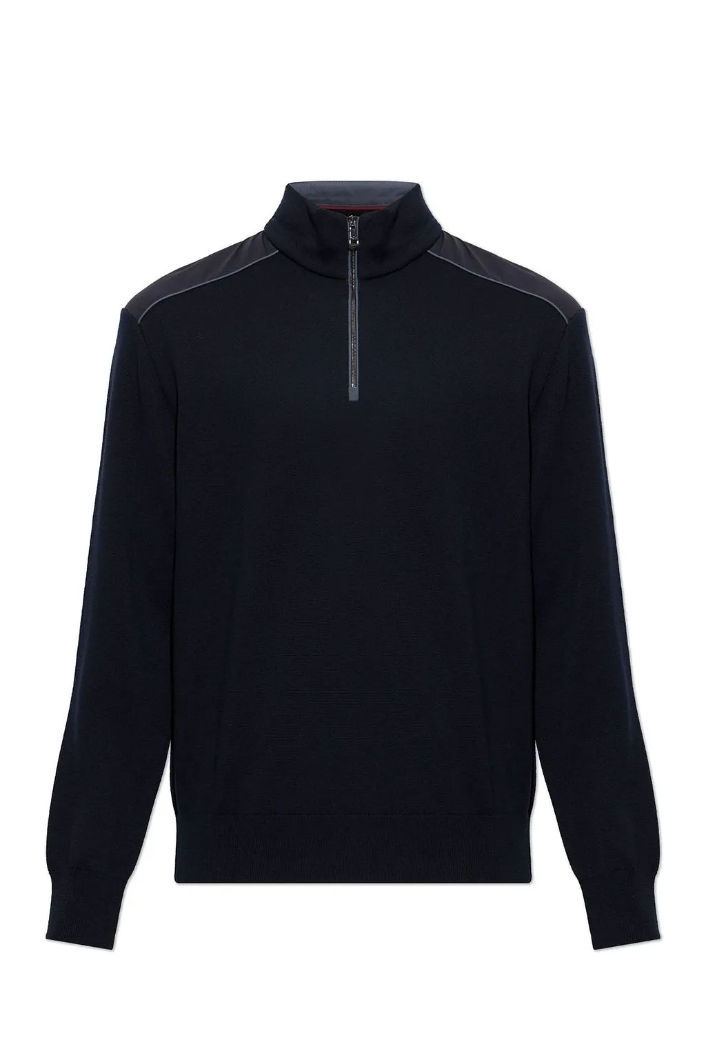 Paul & Shark Zip Stand-Collar Knitted Sweater