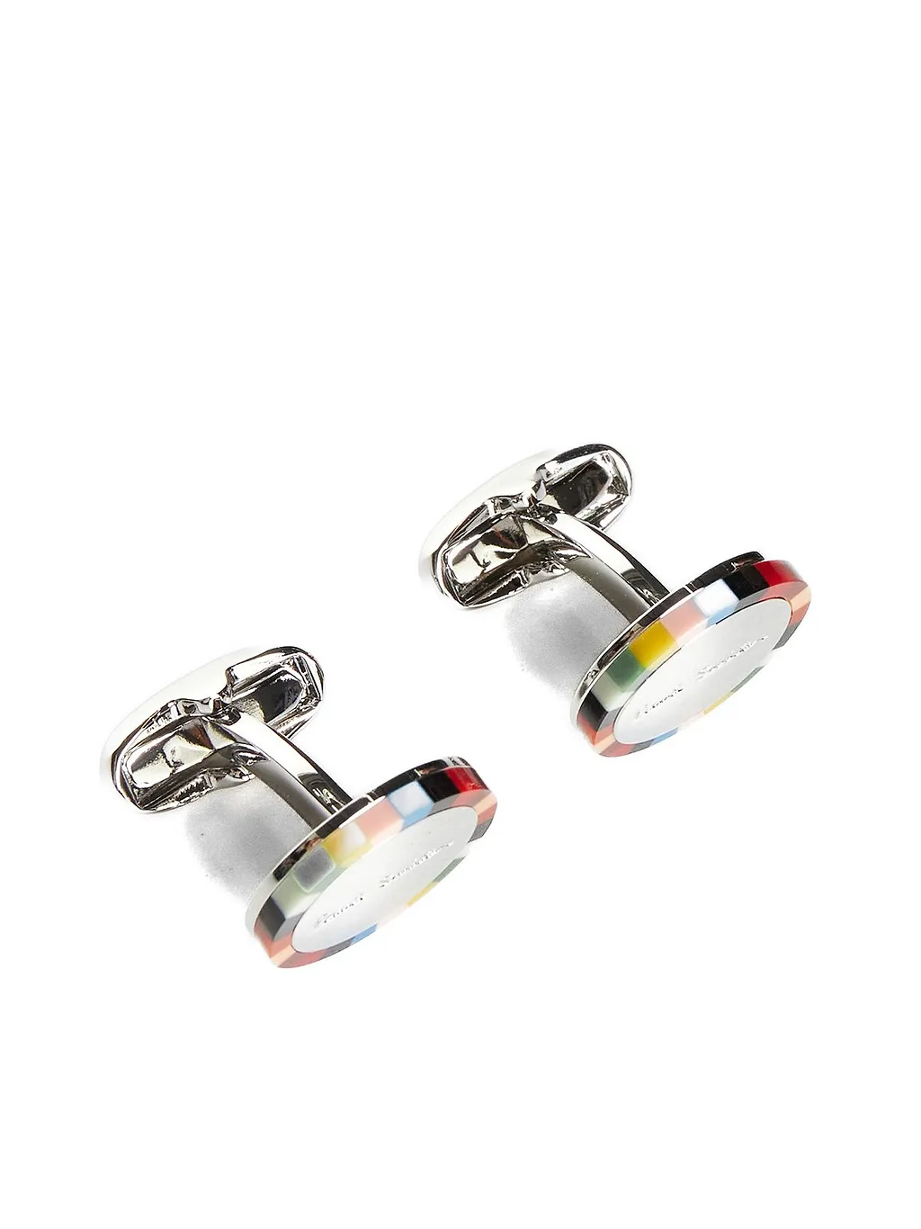 Paul Smith Circle Signature Stripe Cufflinks