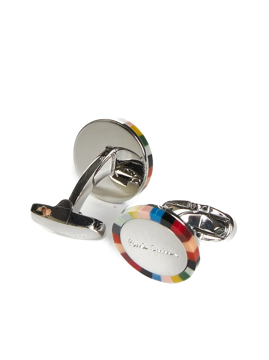 Paul Smith Circle Signature Stripe Cufflinks