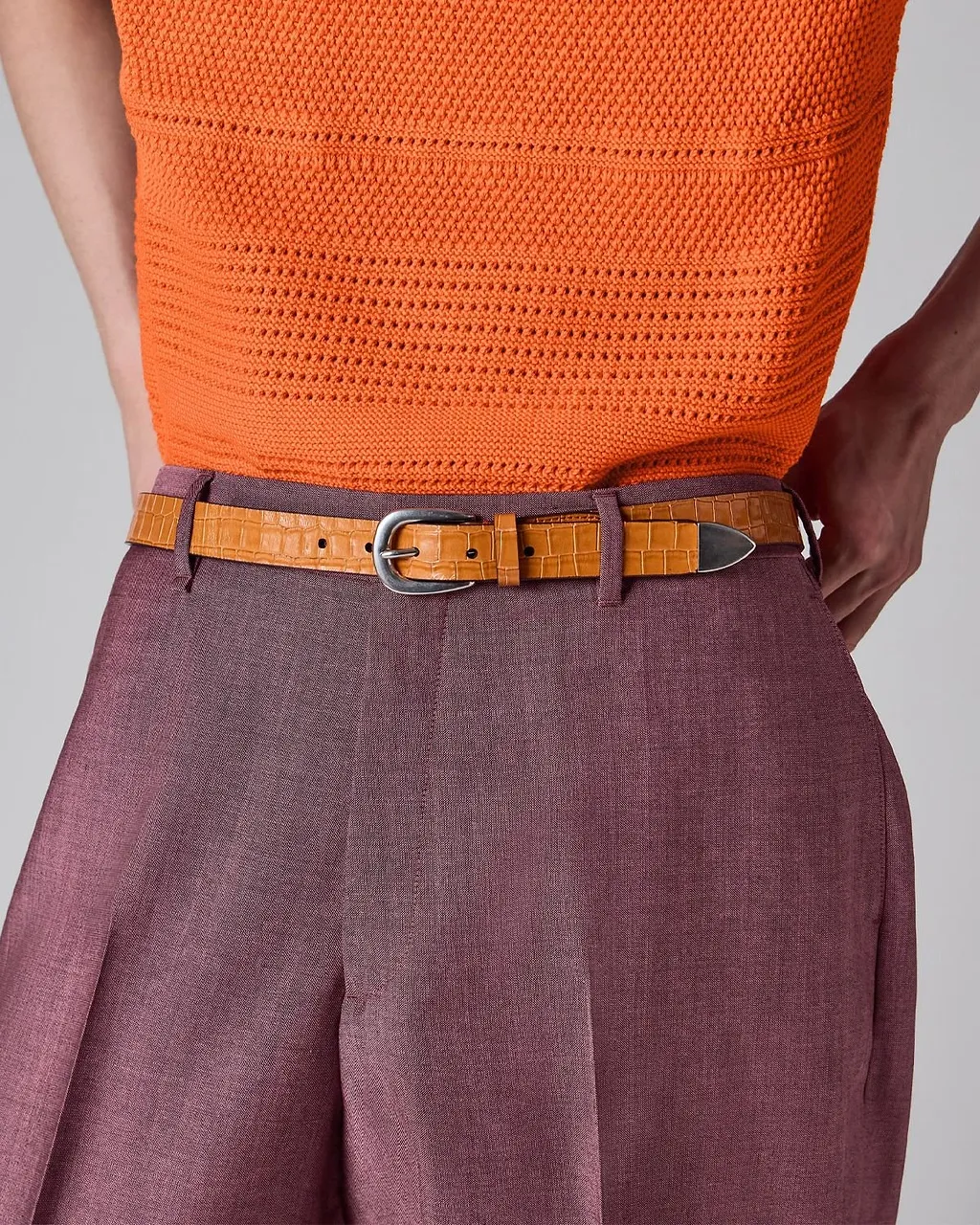 Paul Smith Embossed Buckle Belt