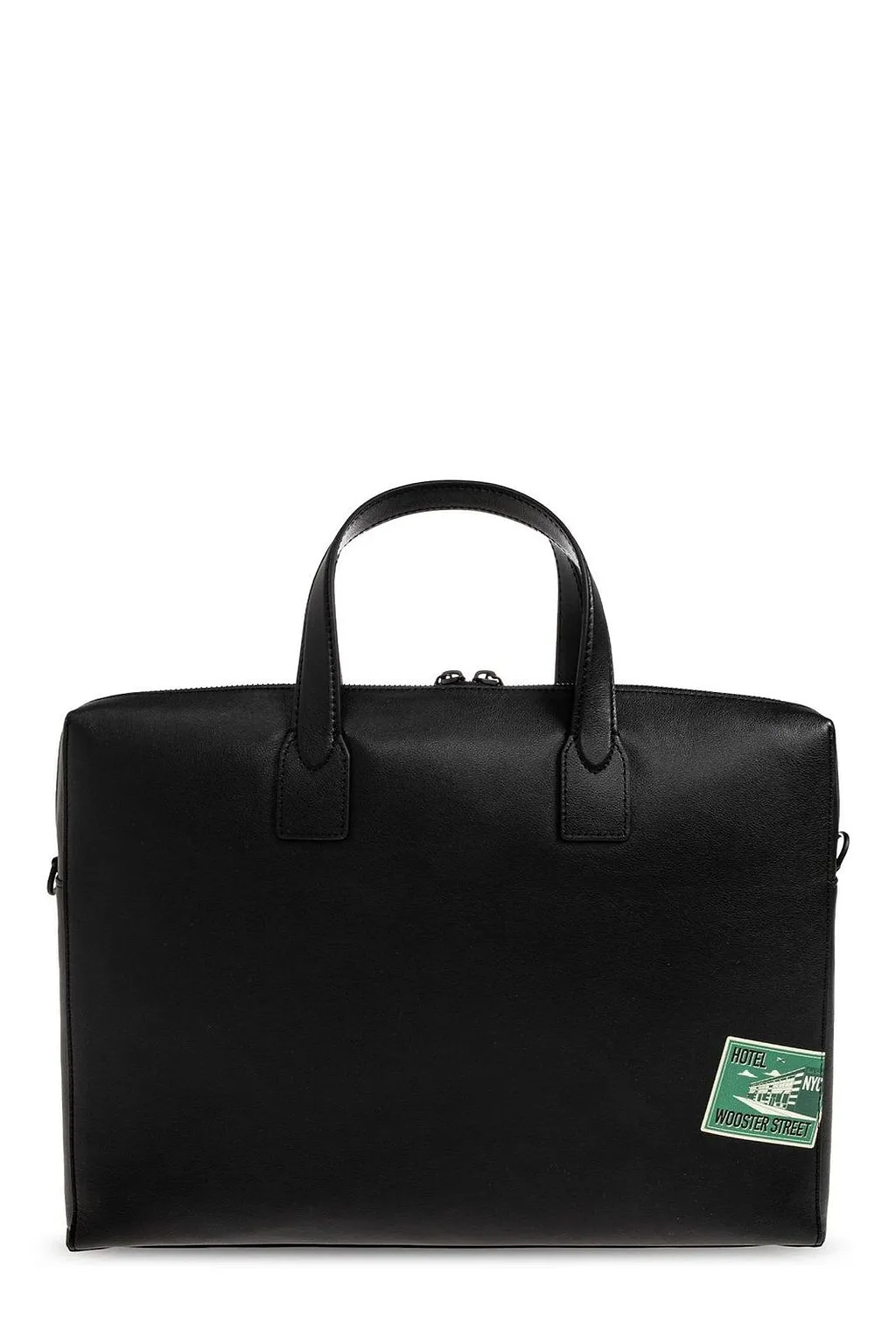 Paul Smith Hotel Stickers Zip-Up Briefcase