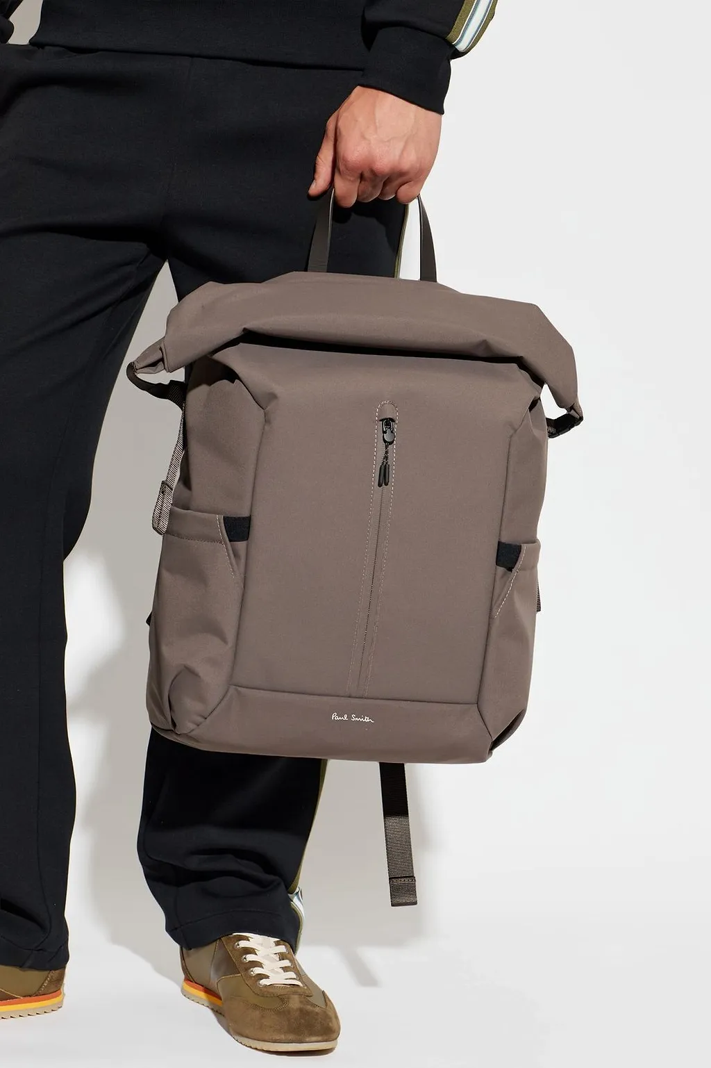 Paul Smith Roll-Top Logo Backpack