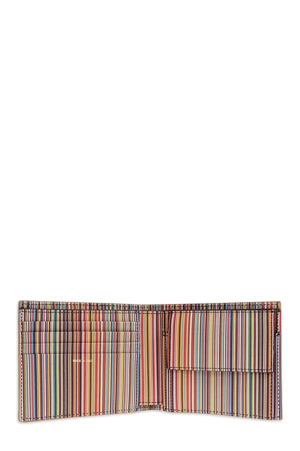Paul Smith Signature Striped Logo Embossed Wallet