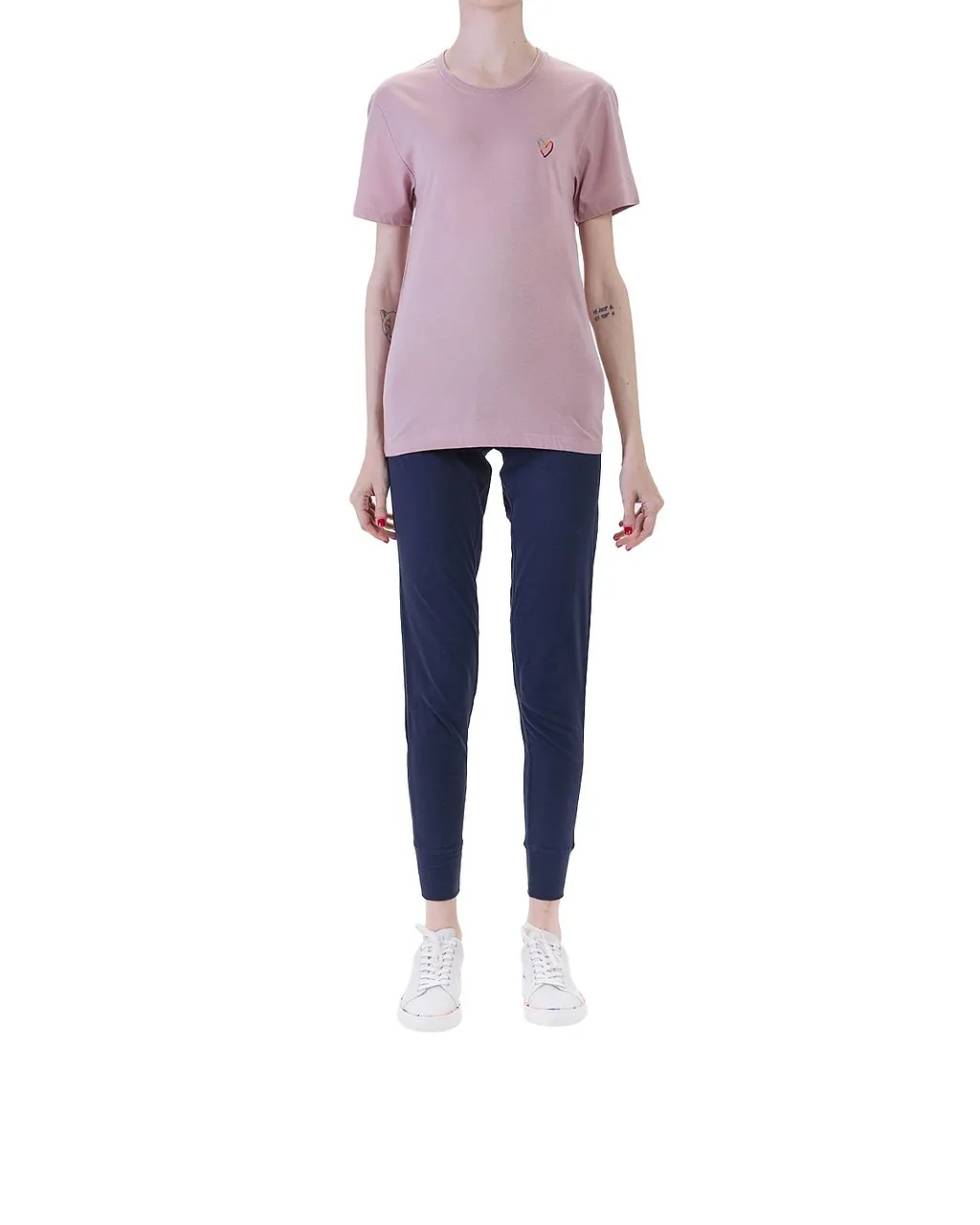 Paul Smith Swirl Heart Embroidered T-Shirt