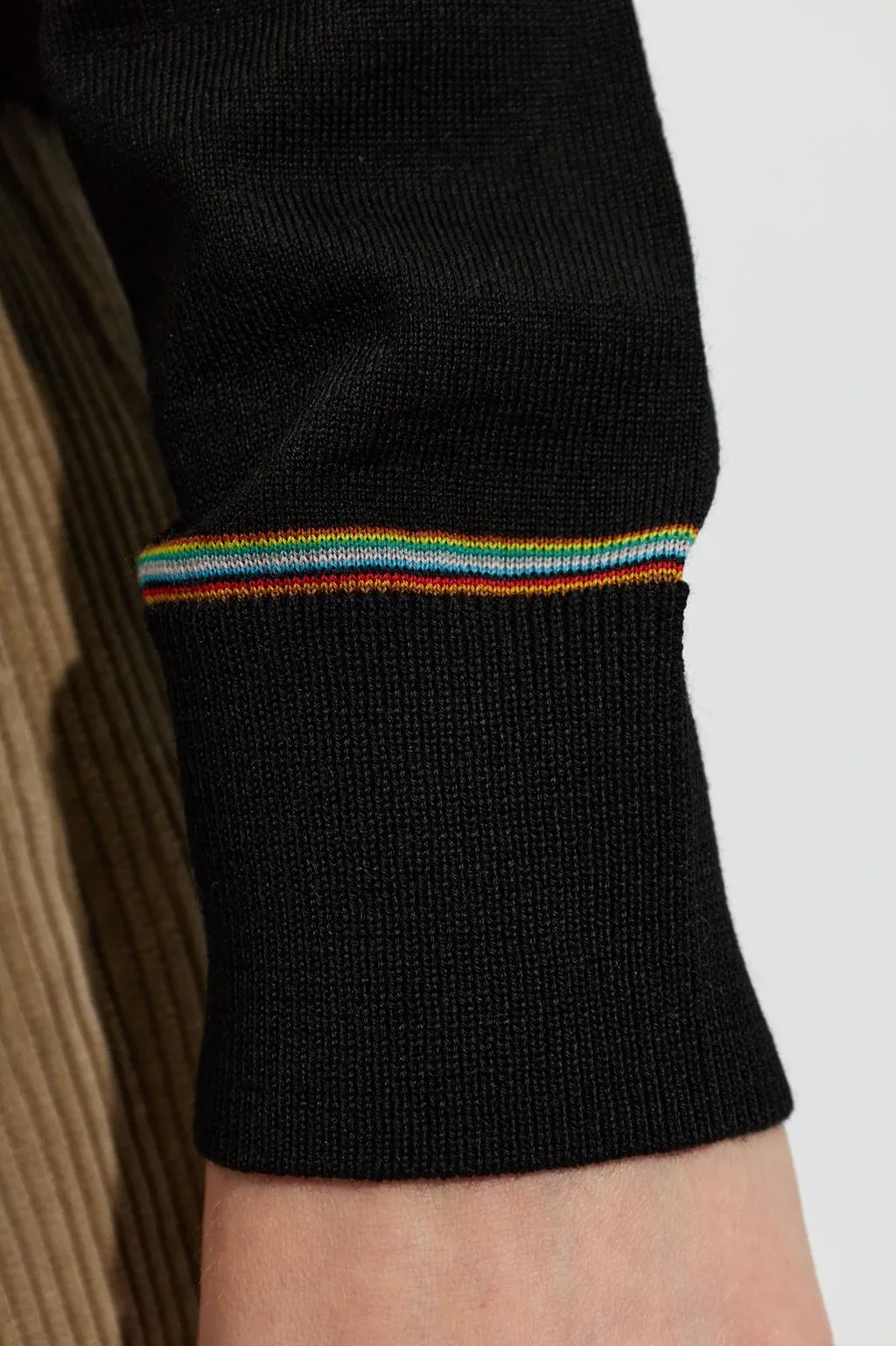 Paul Smith V-Neck Trim Knitted Sweater