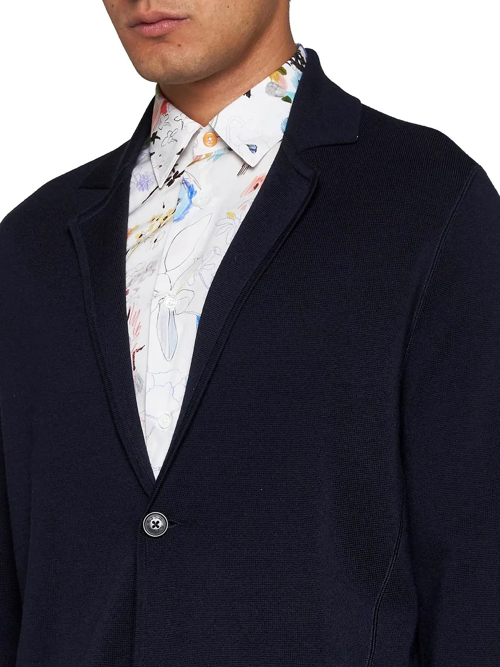 Paul Smith V-Neck Fine Knit Cardigan