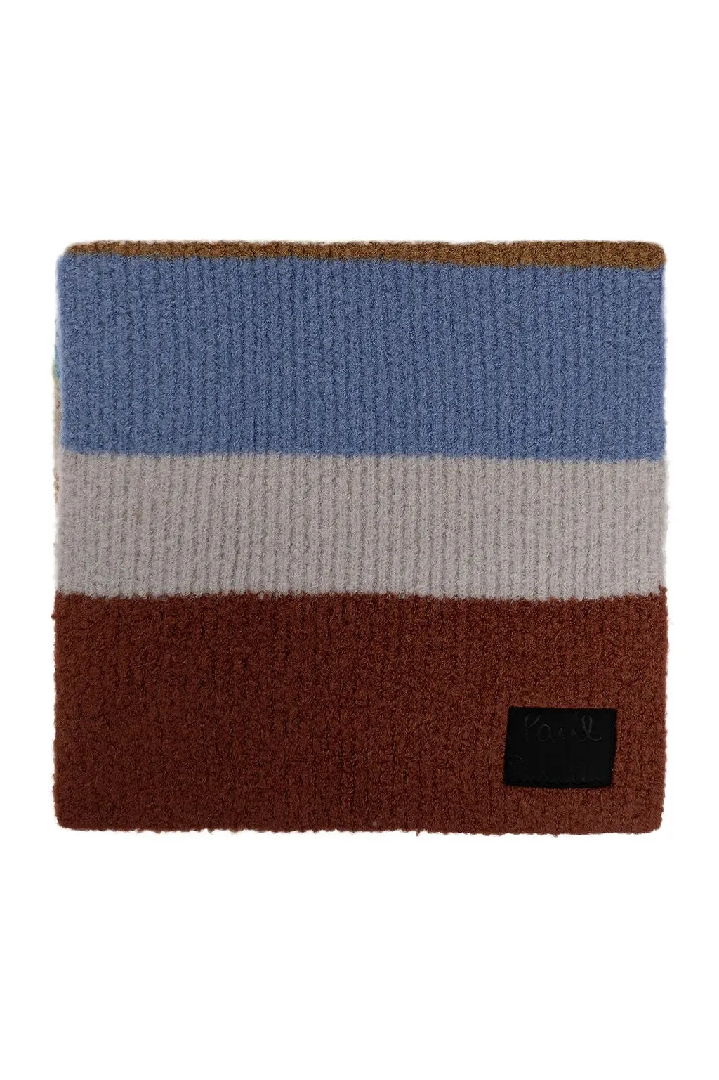 Paul Smith Wide Striped Wool Scarf