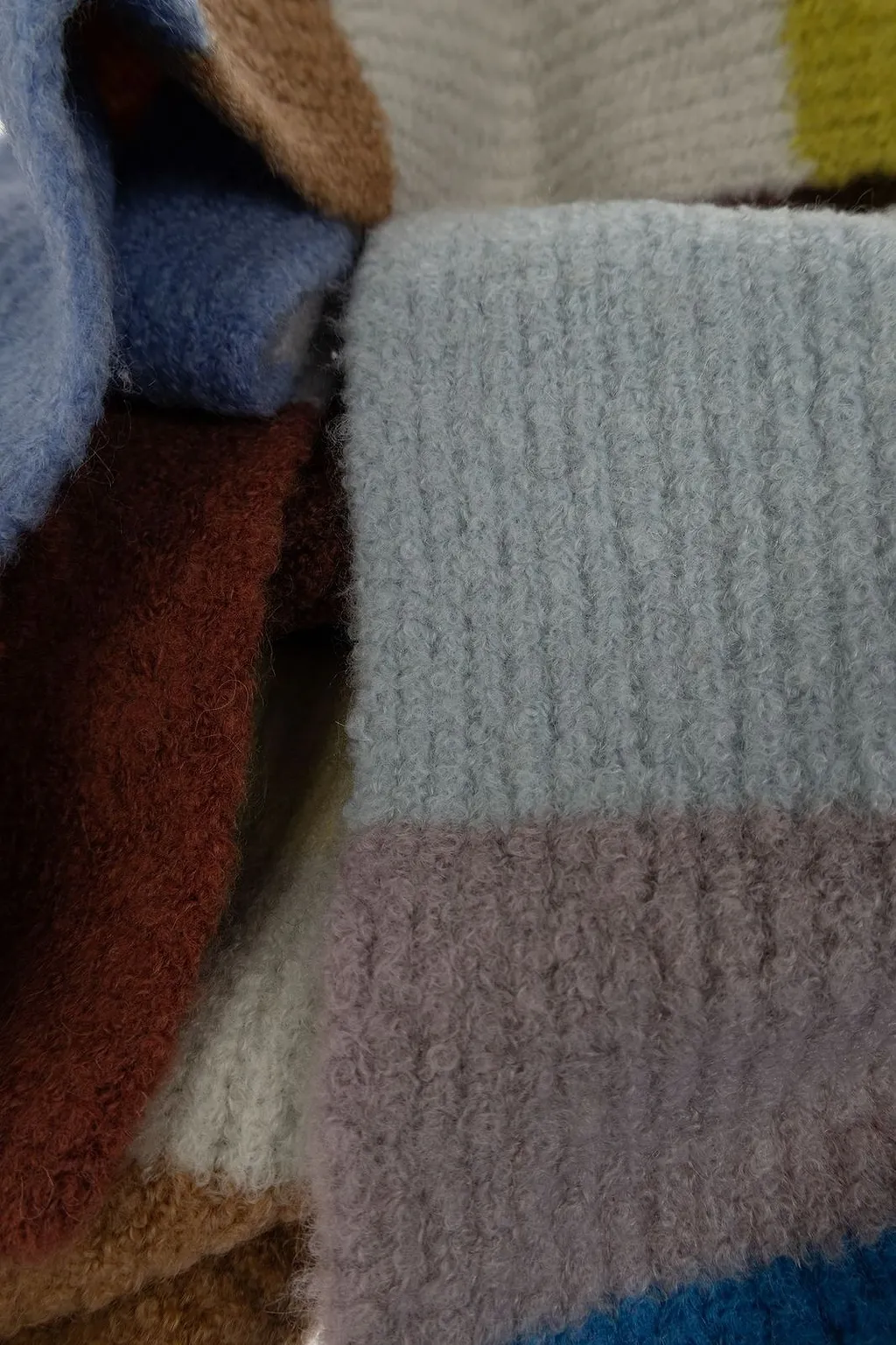 Paul Smith Wide Striped Wool Scarf