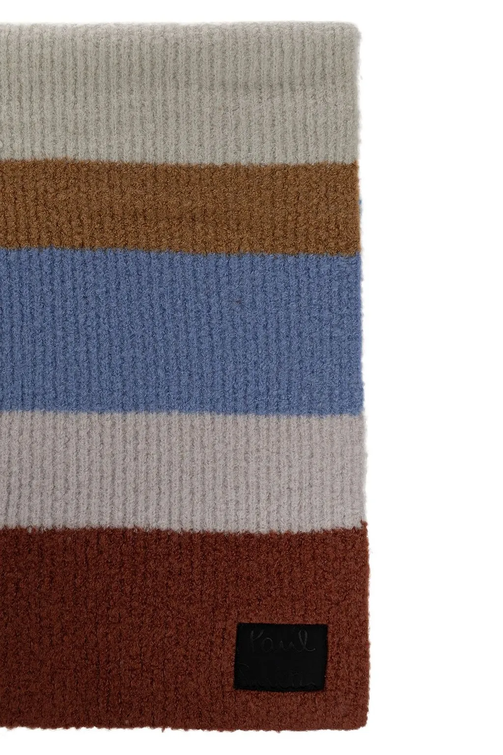Paul Smith Wide Striped Wool Scarf