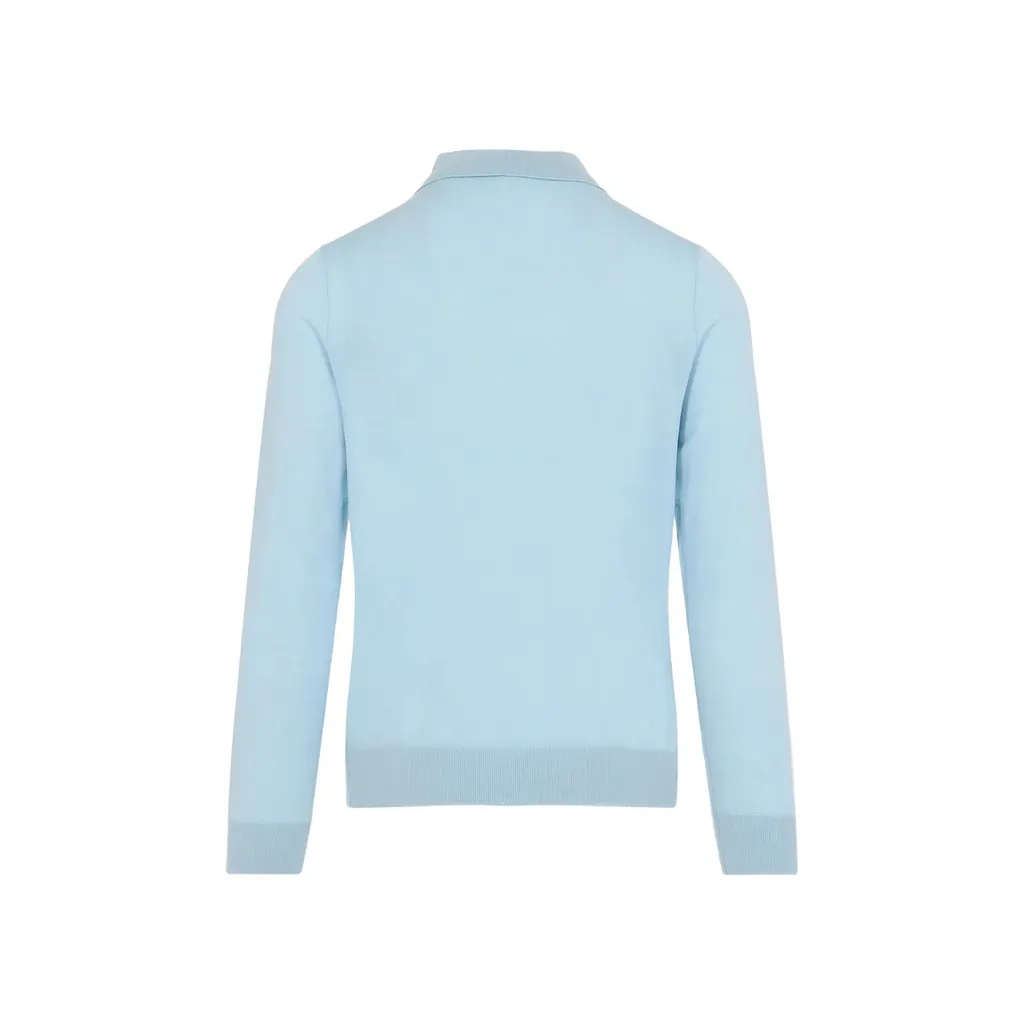 Paul Smith Long-Sleeve Knitted Polo Shirt