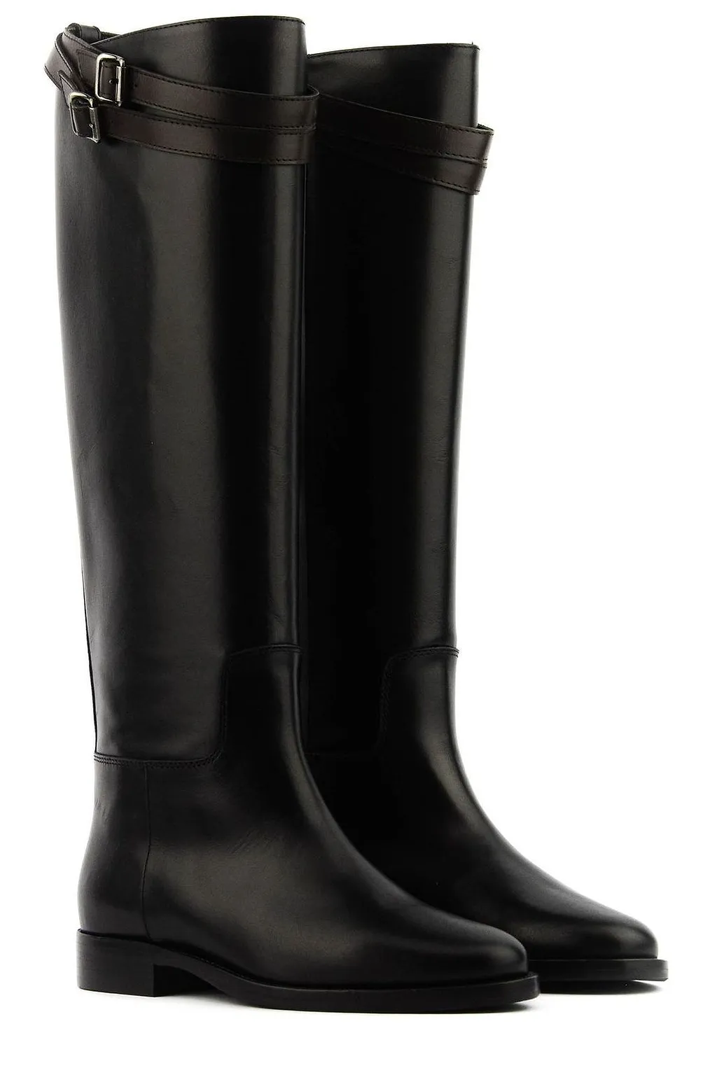 Paul Warmer Equestrian Double-Buckled Boots