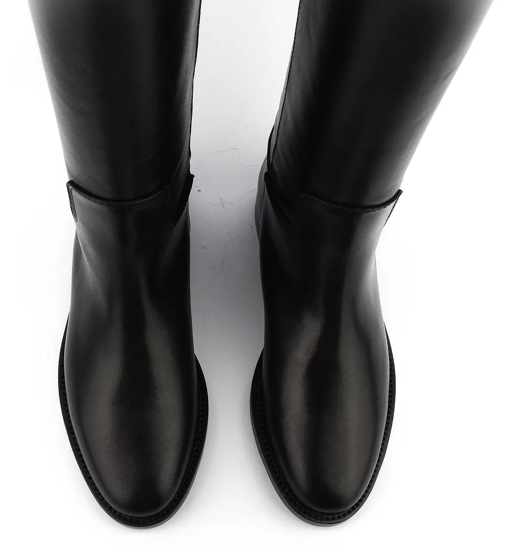 Paul Warmer Equestrian Double-Buckled Boots