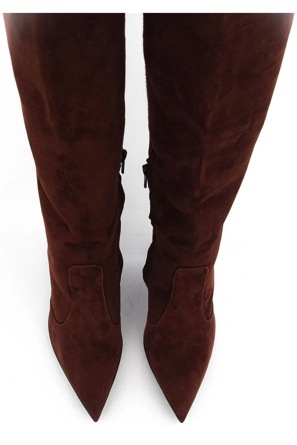 Paul Warmer Patrice Over-The-Knee Pointed Toe Boots