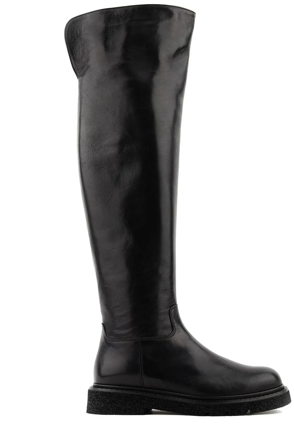 Paul Warmer Round Toe Knee Height Boots
