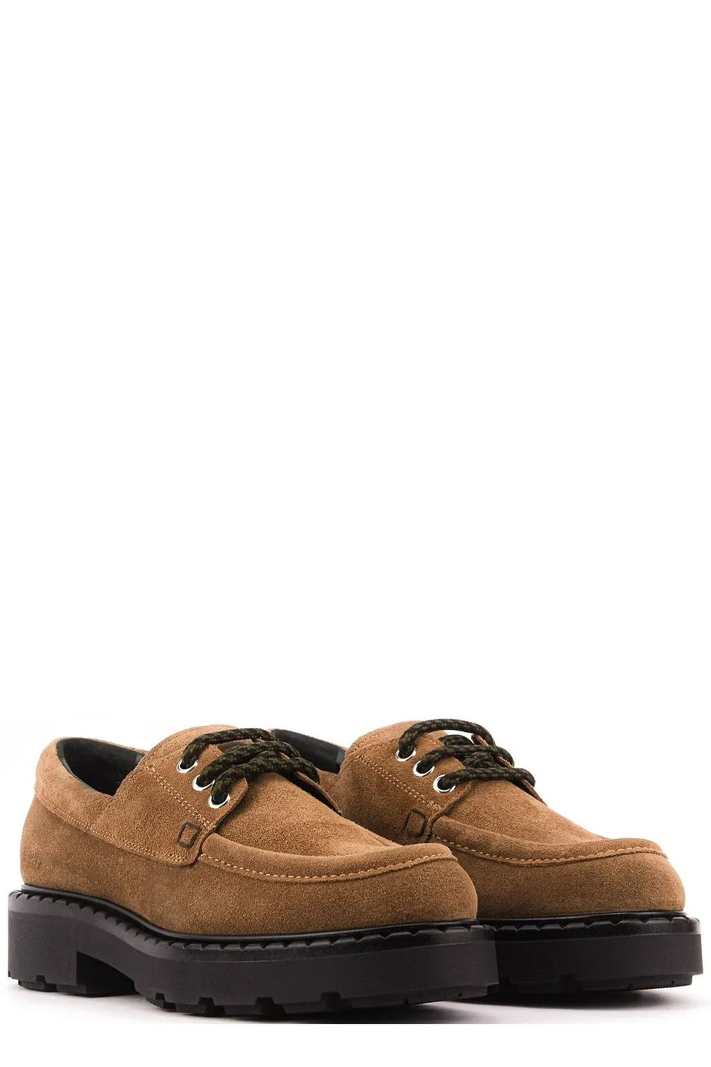Paul Warmer Puck Round Toe Lace-Up Shoes