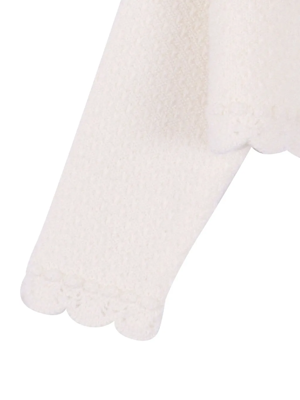 Paz Rodriguez Knit Newborn Short Cardigan