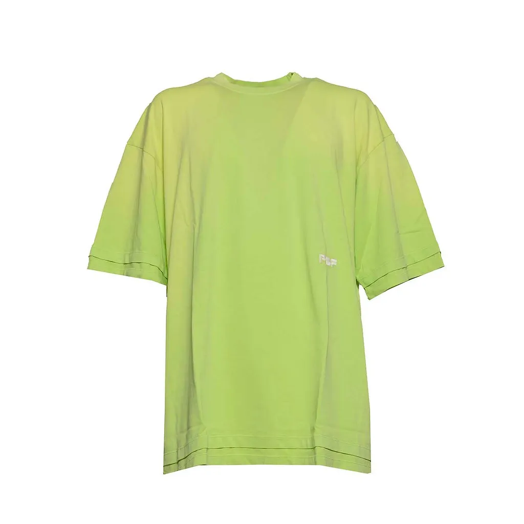 Pdf Bleached-Effect Logo-Embroidered Crewneck T-Shirt