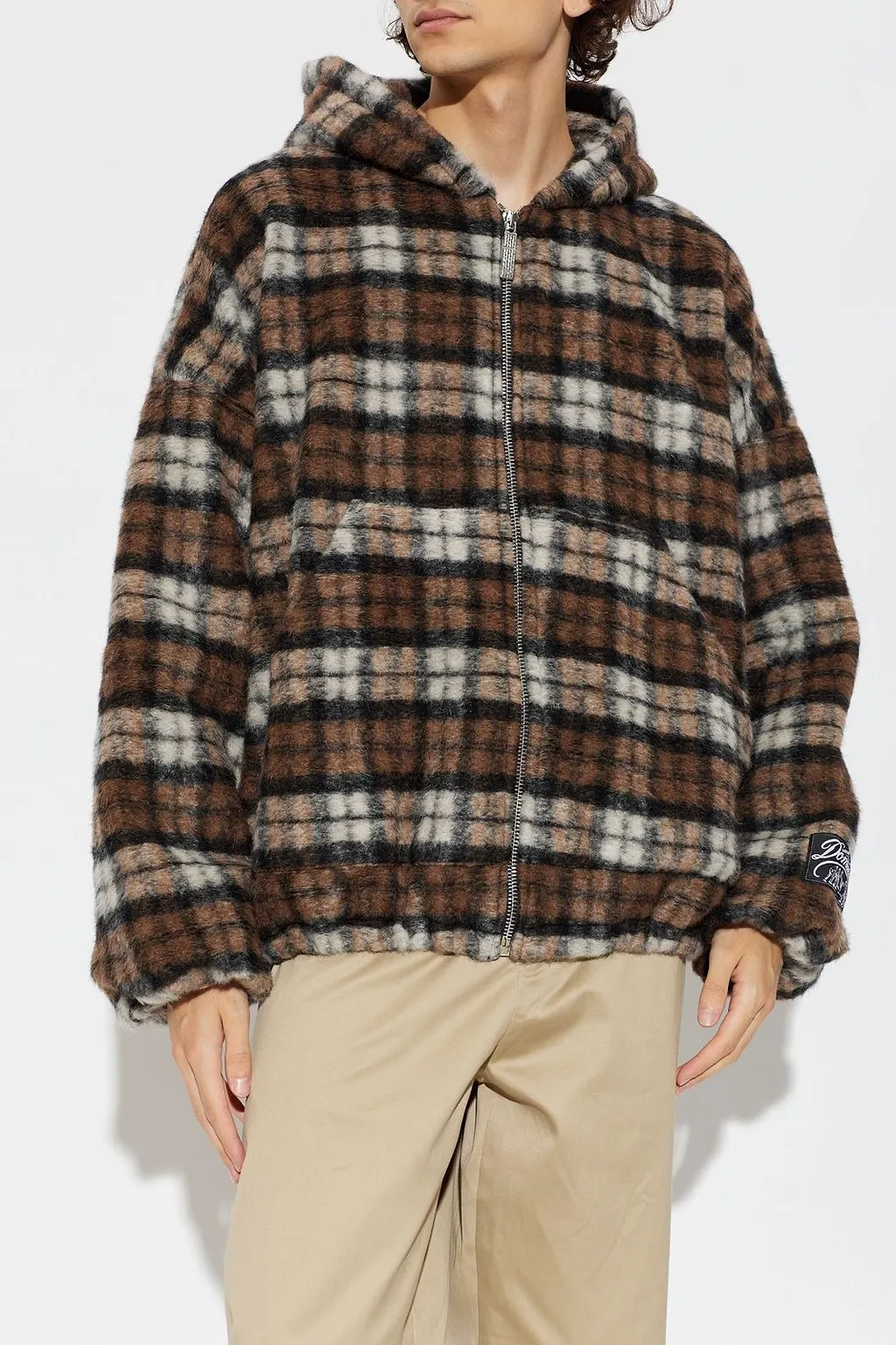 Pdf Checked Hooded Jacket