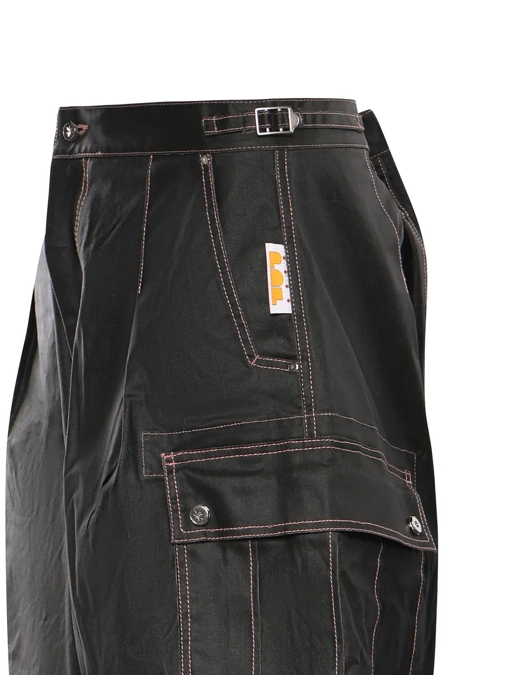Pdf Channel Wide-Leg Cargo Pants
