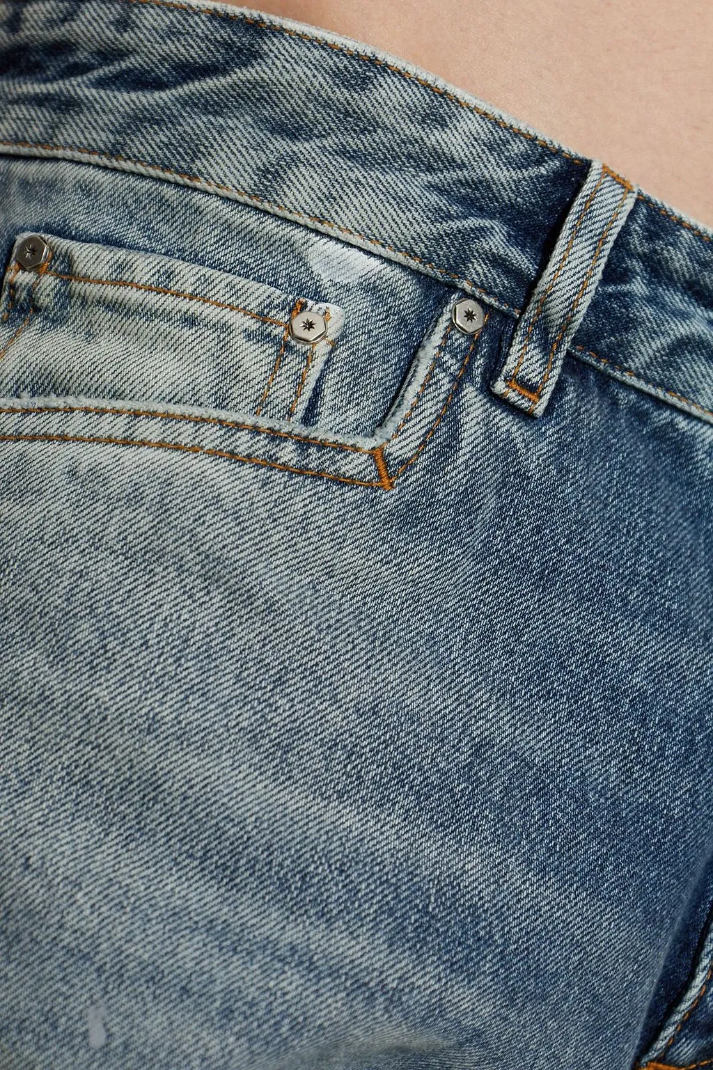 Pdf Distressed Straight-Leg Jeans