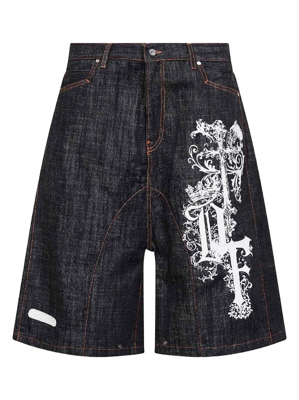 Pdf Graphic Loose-Fit Shorts