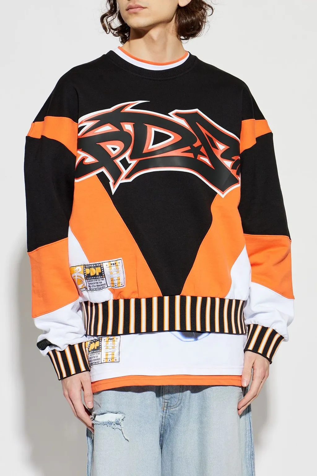 Pdf Graphic Panelled Sweatshirt