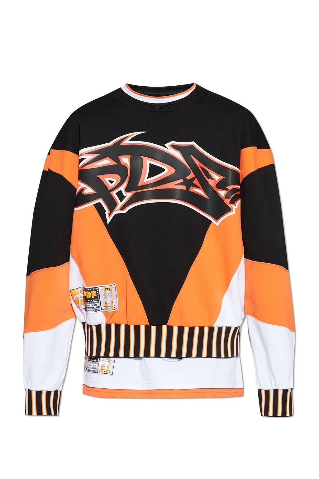 Pdf Graphic Panelled Sweatshirt