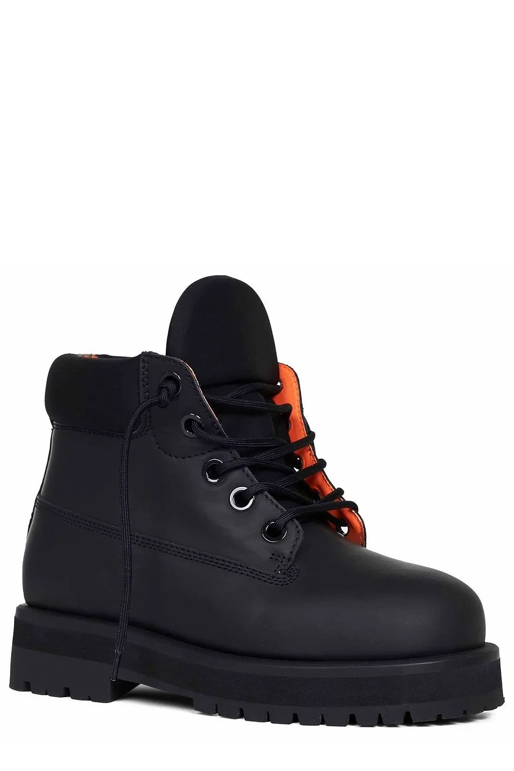 Pdf Lace-Up Neoprene-Trim Boots