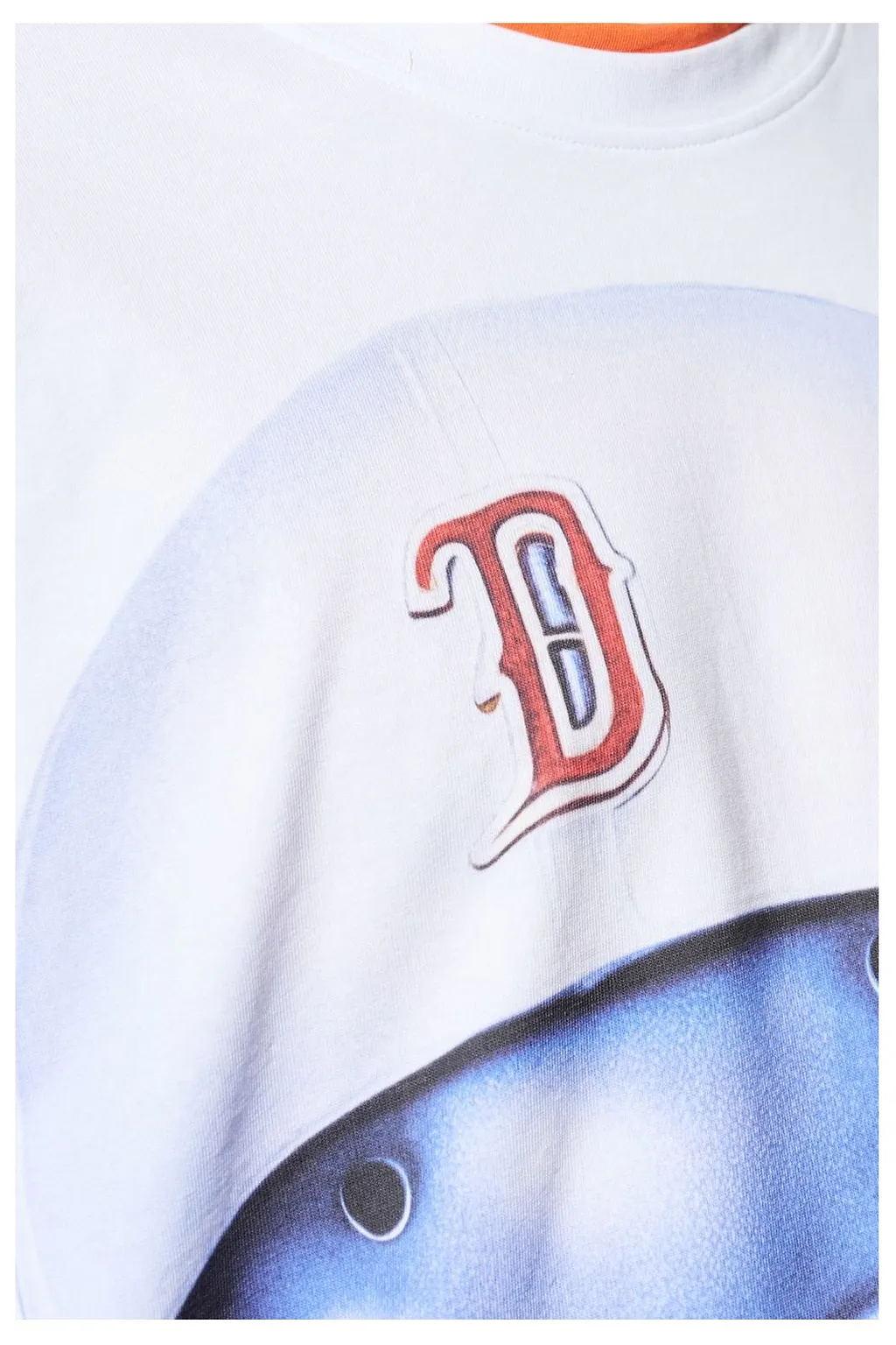 Pdf Mask Printed Layered Long-Sleeved T-Shirt