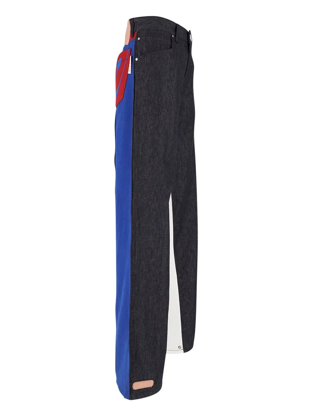 Pdf Panelled Straight-Leg Jeans