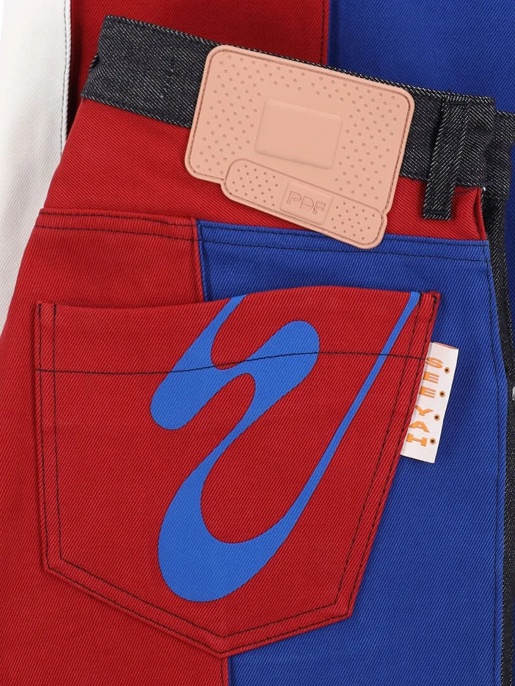 Pdf Panelled Straight-Leg Jeans