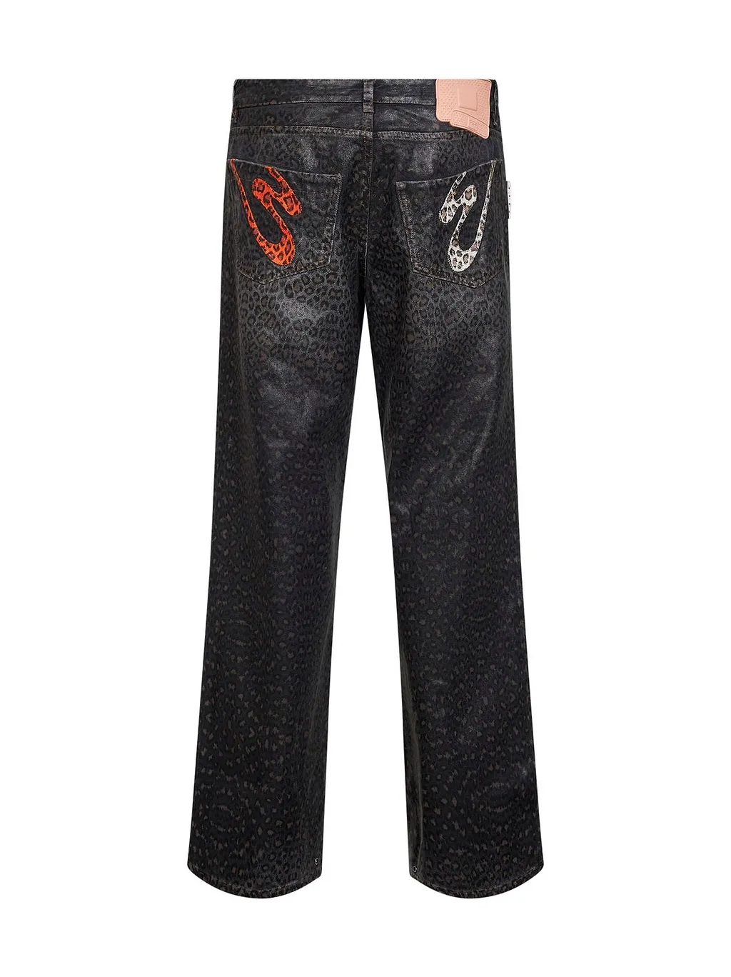 Pdf Spotted Straight-Leg Jeans