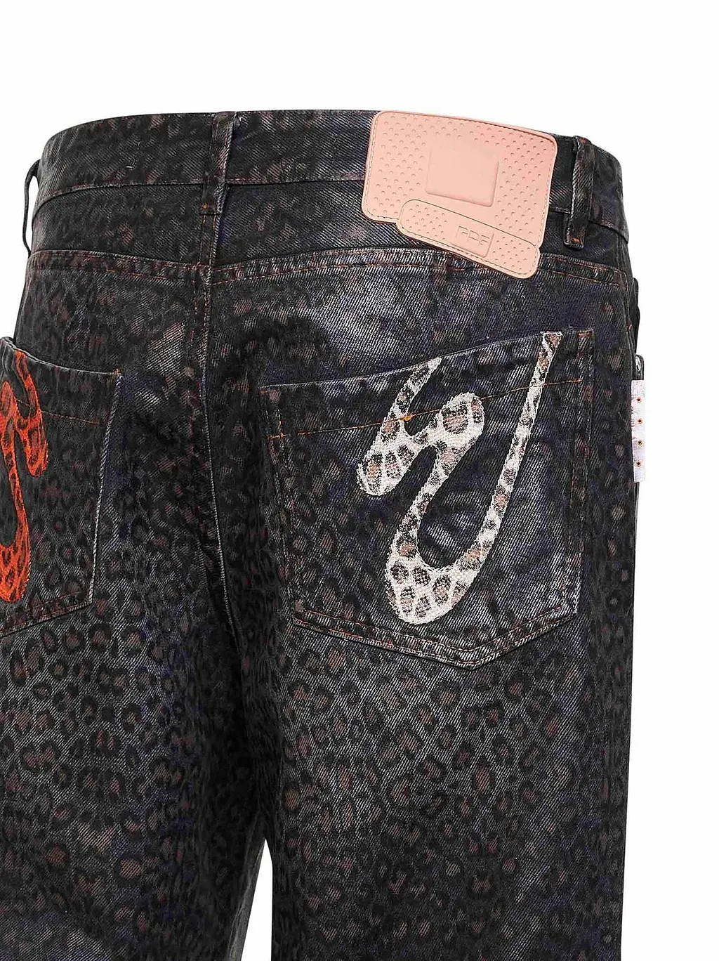 Pdf Spotted Straight-Leg Jeans