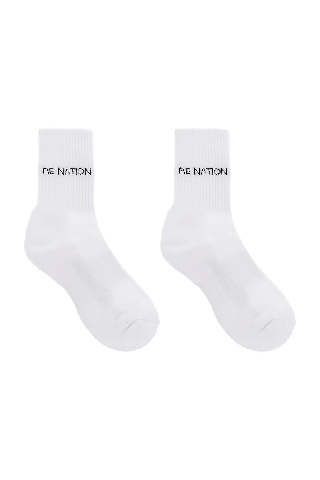 P.E Nation Logo Ribbed Socks