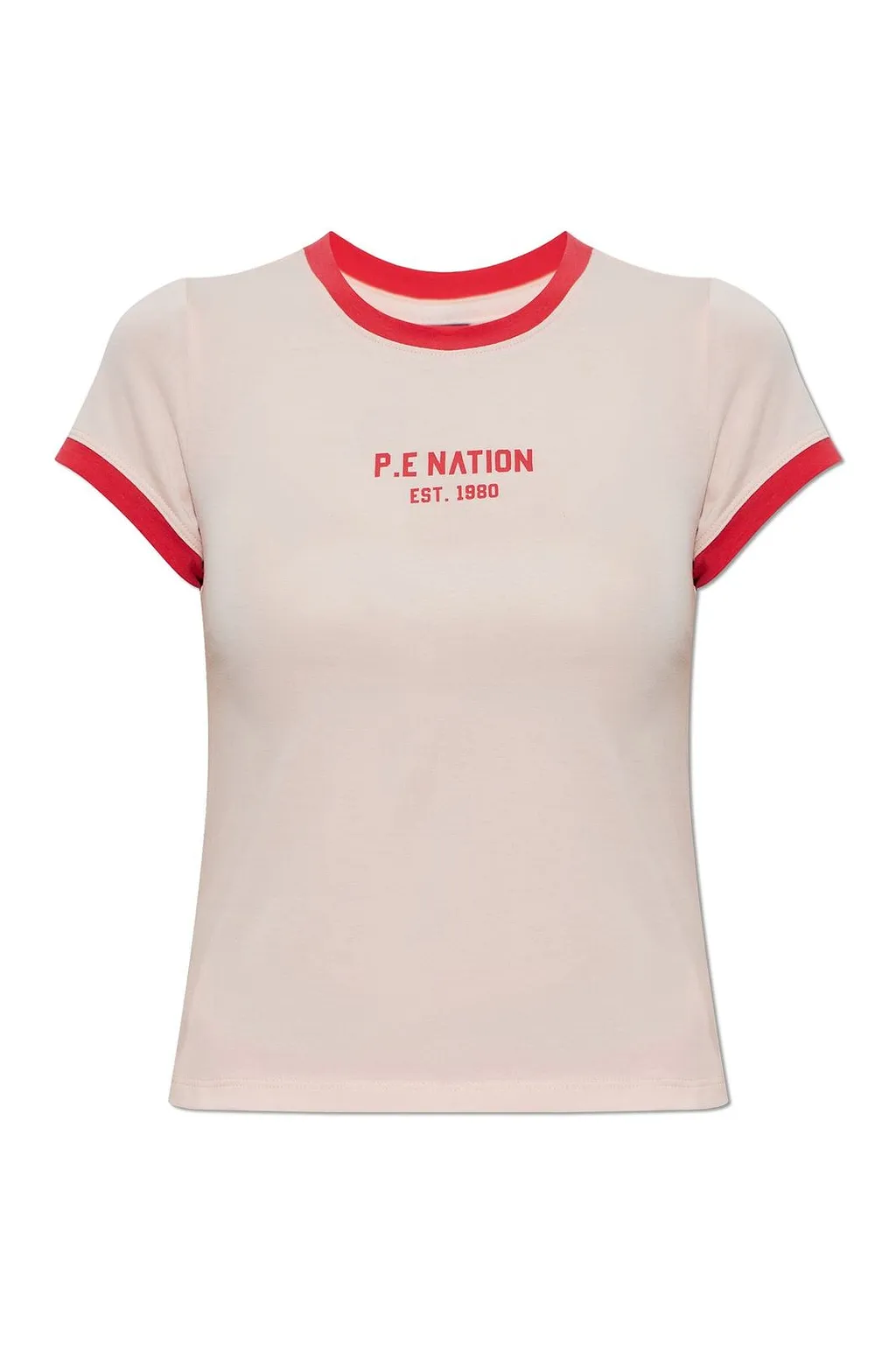 P.E Nation Reval Baby Logo Ringer T-Shirt