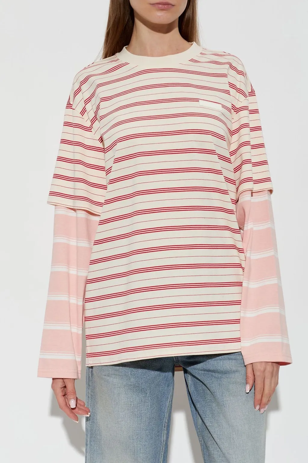 P.E Nation Spark Striped Long Sleeve T-Shirt