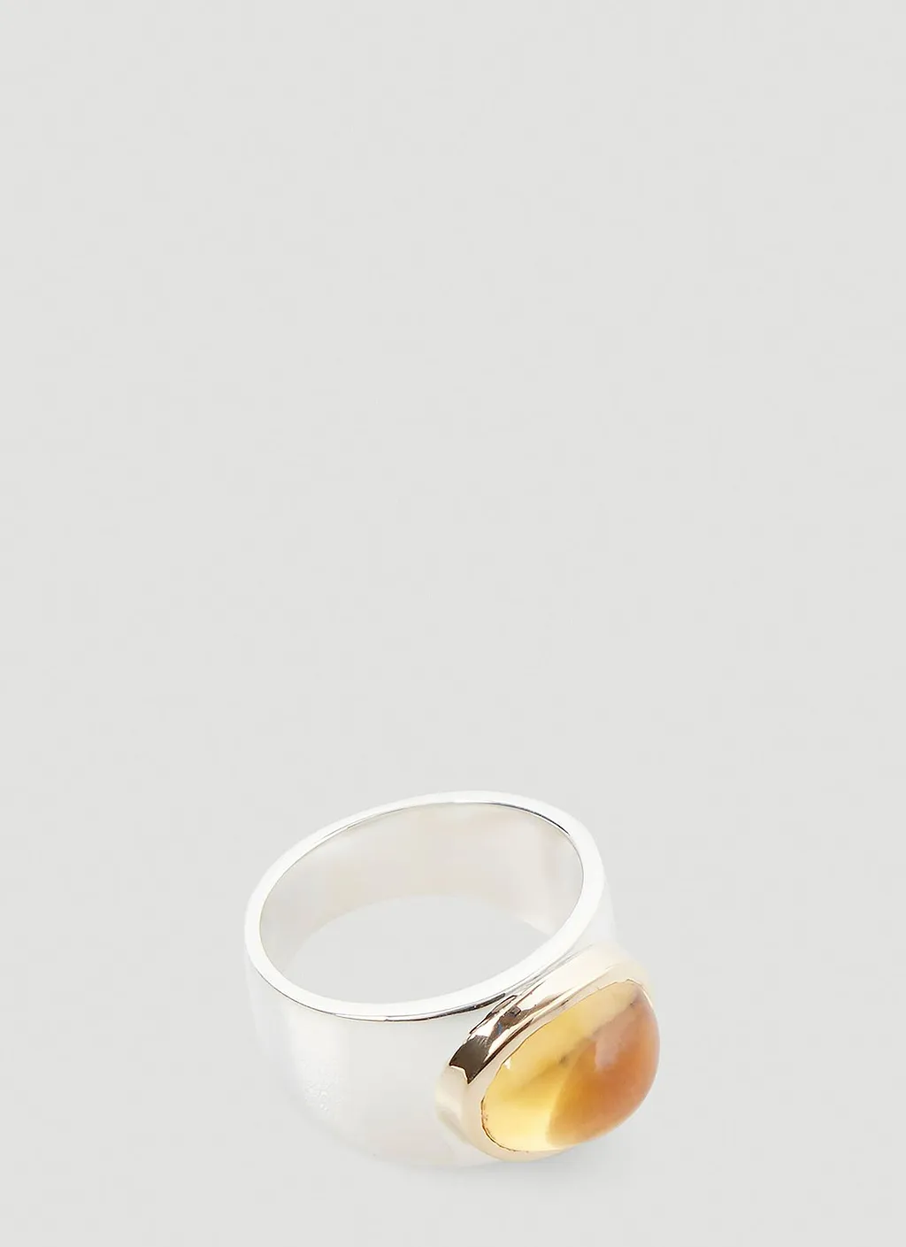 Pearls Before Swine Citrine Gemstone Ring