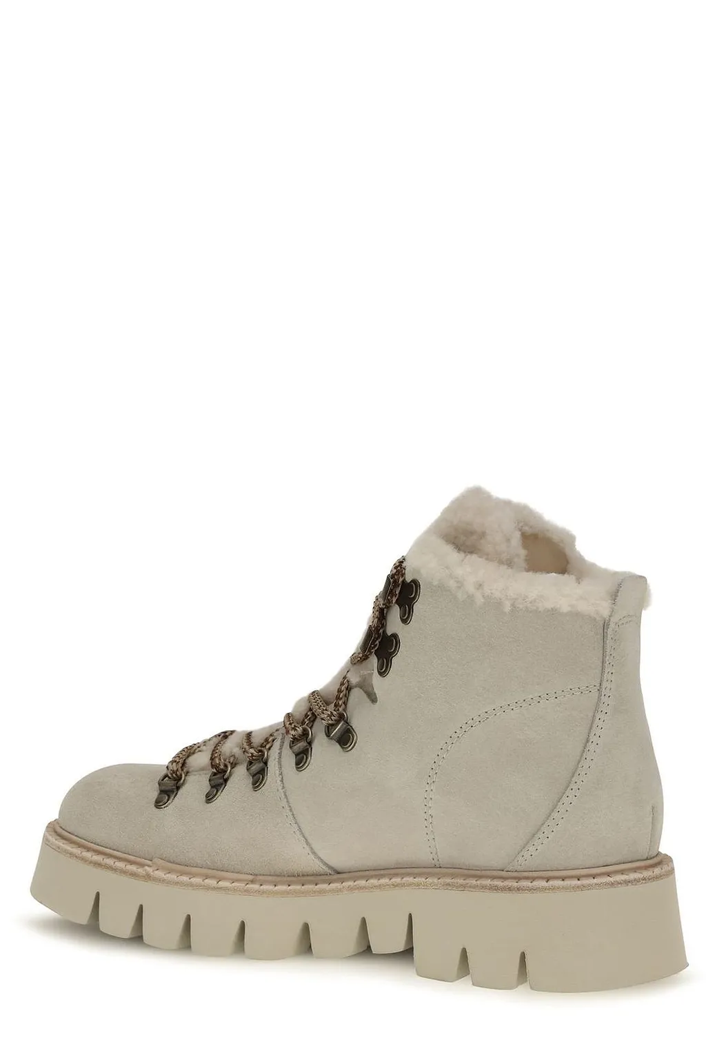 Pedro Garcia Salama Shearling Lace-Up Boots