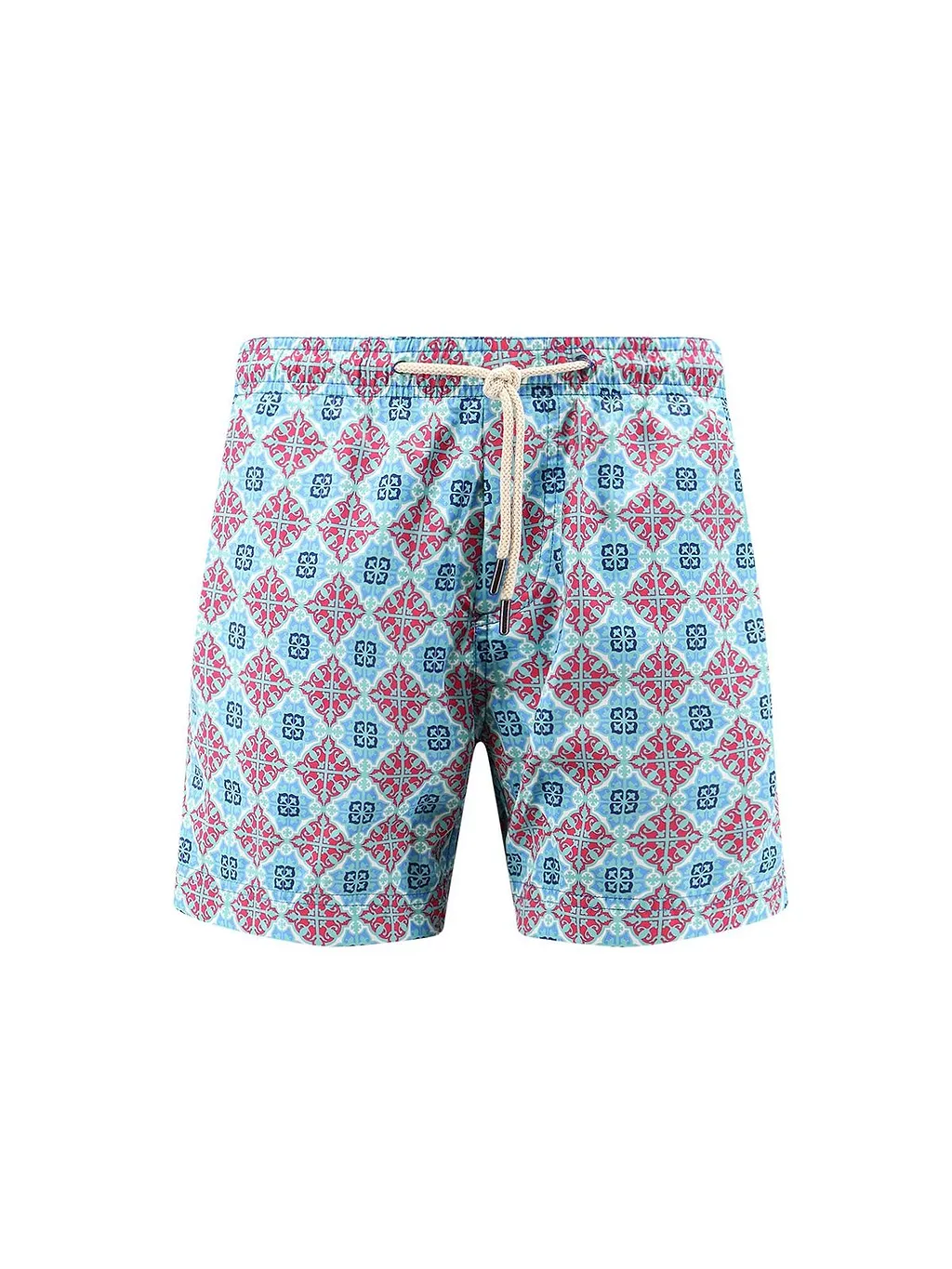 Peninsula Geometric Print Swim Shorts