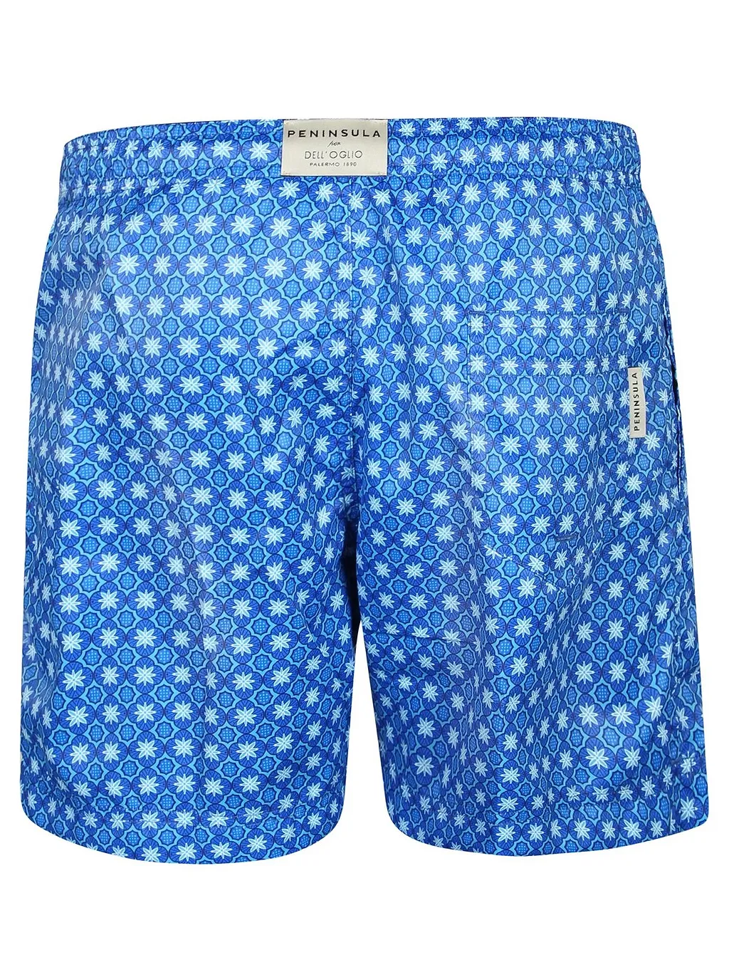 Peninsula Geometric Drawstring Swim Shorts