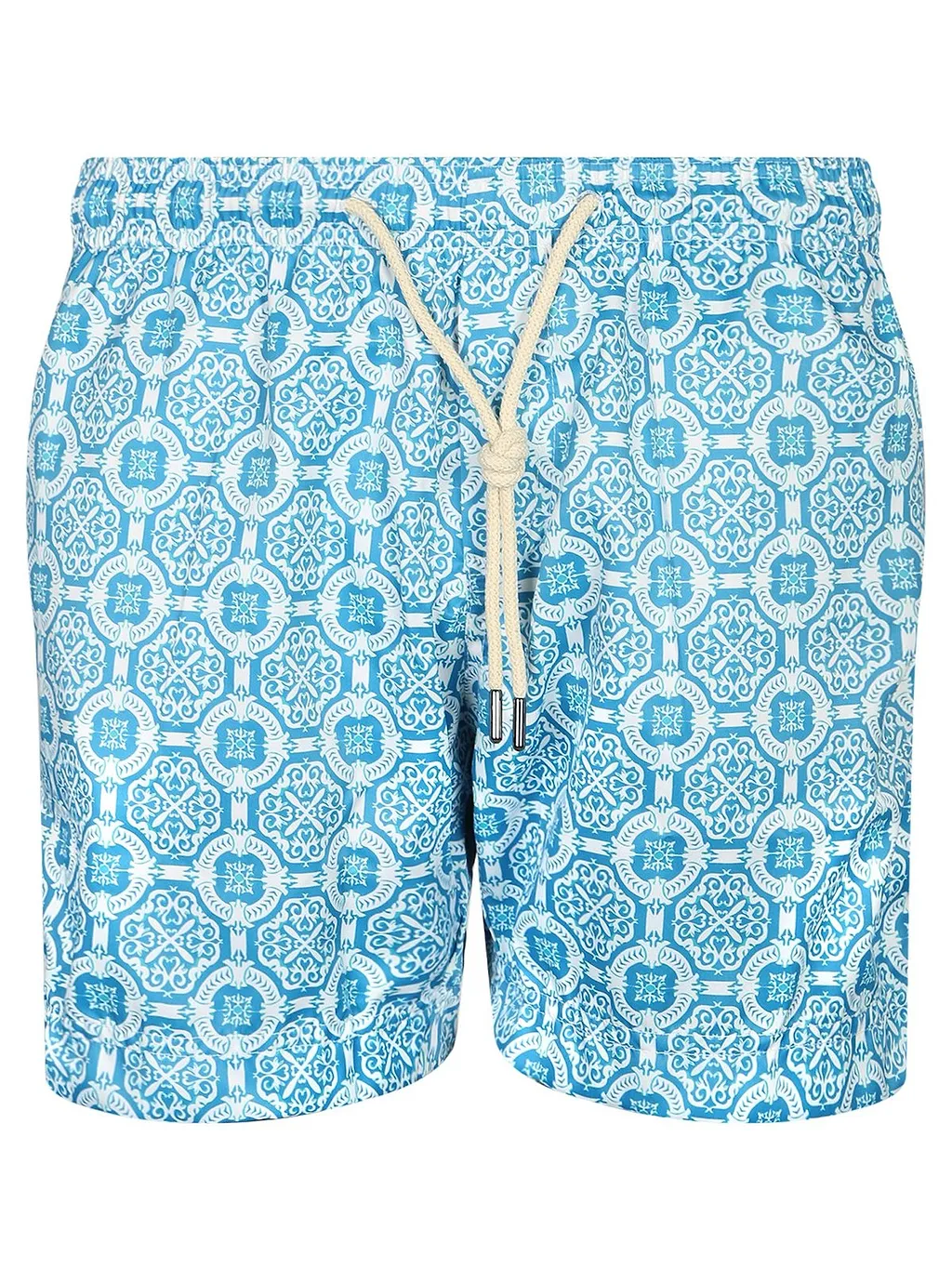 Peninsula Geometric Print Swim Shorts