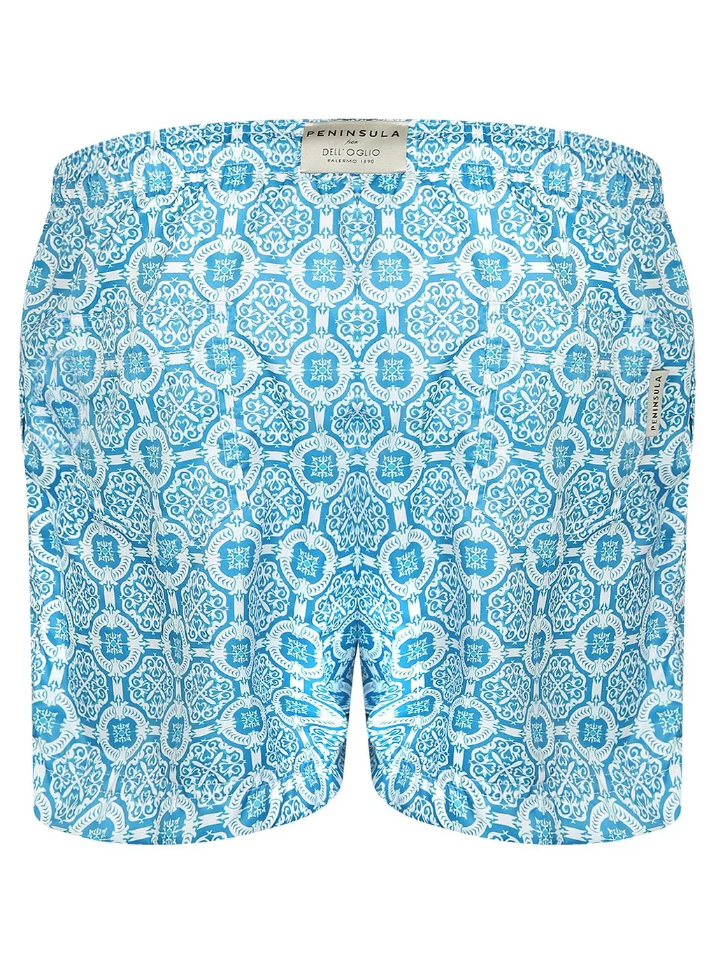 Peninsula Geometric Print Swim Shorts
