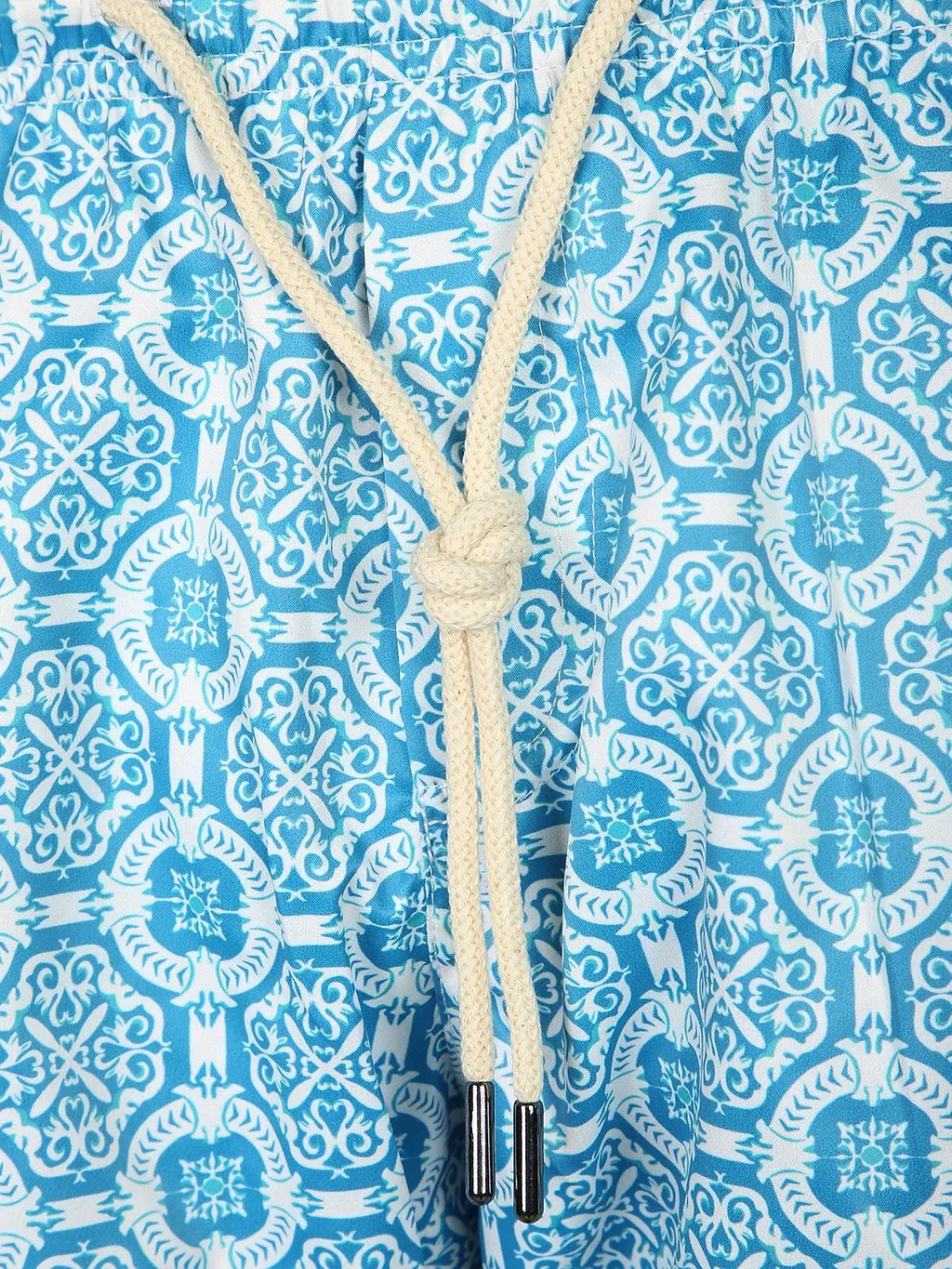 Peninsula Geometric Print Swim Shorts