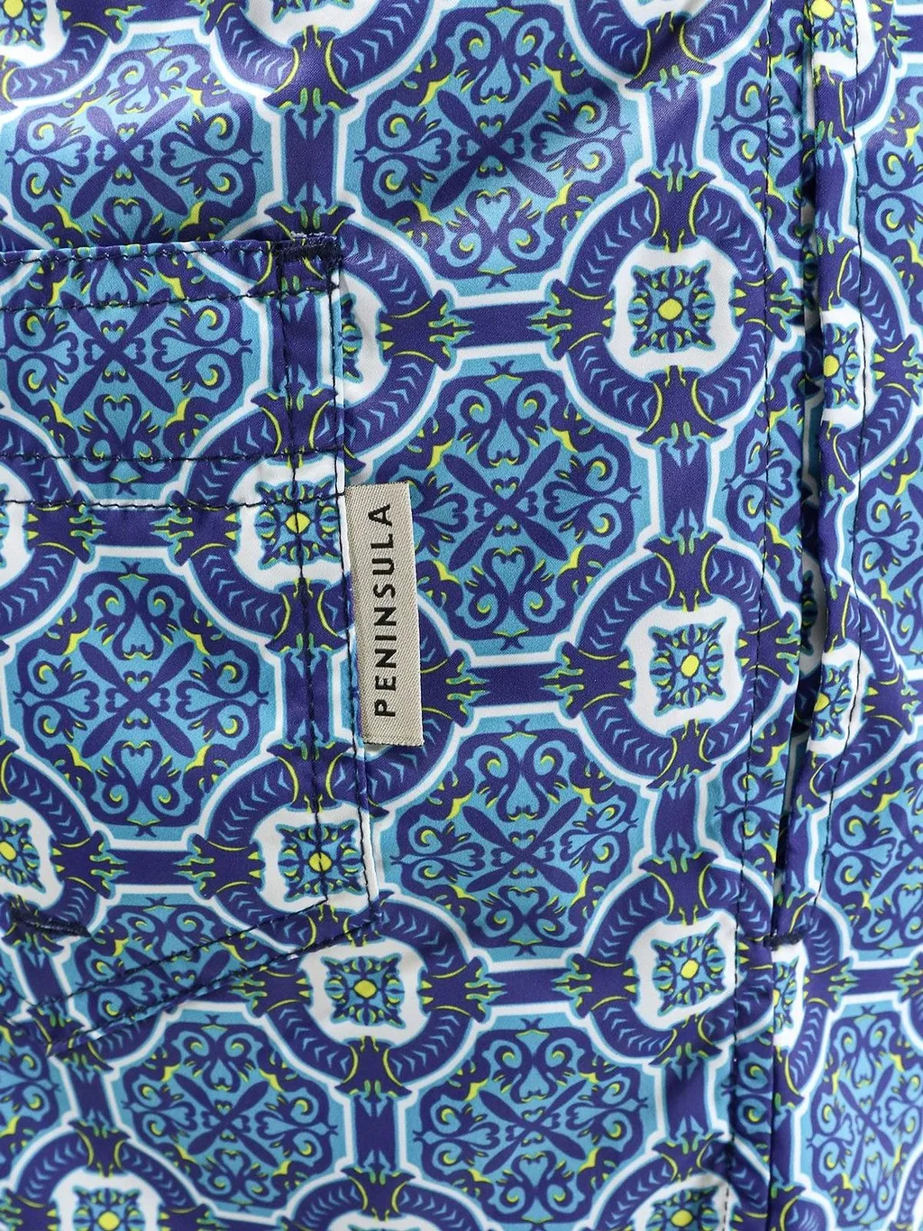 Peninsula Sea Pattern Swim Shorts