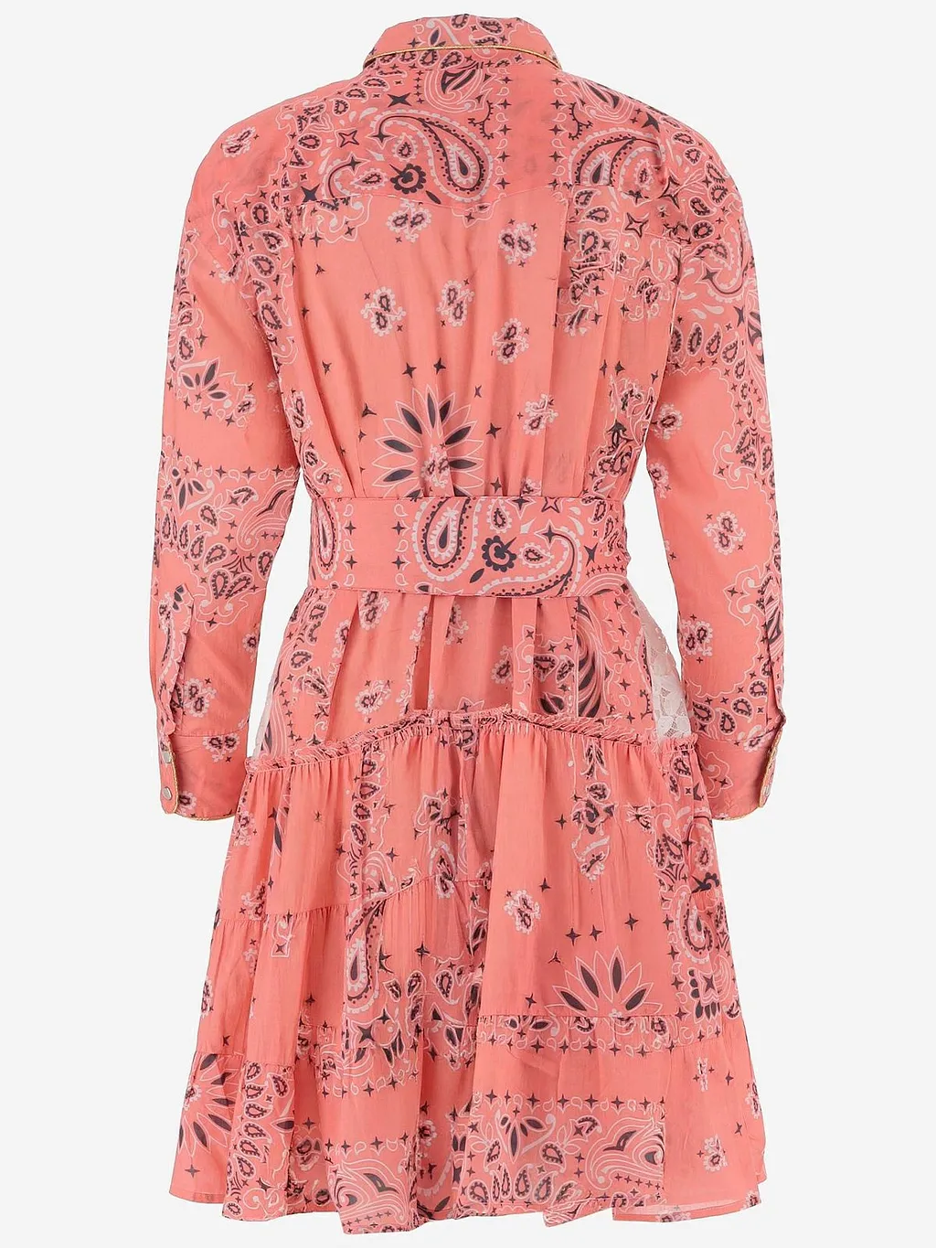 Pep's Cannes Bandana Print Shirt Dress